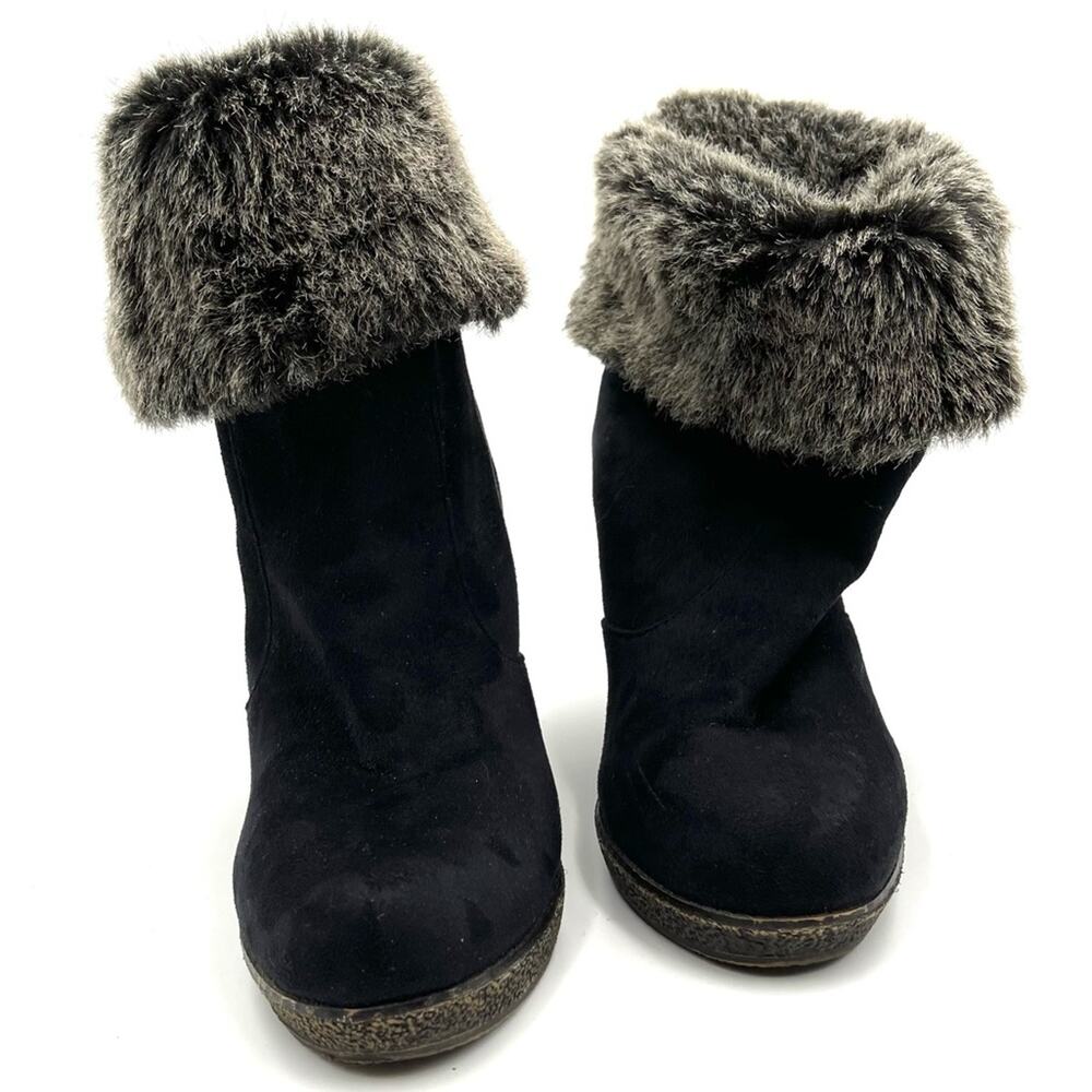 ZIGI SOHO GABRIEL wedged vegan suede boots size 10 - Picture 5 of 11